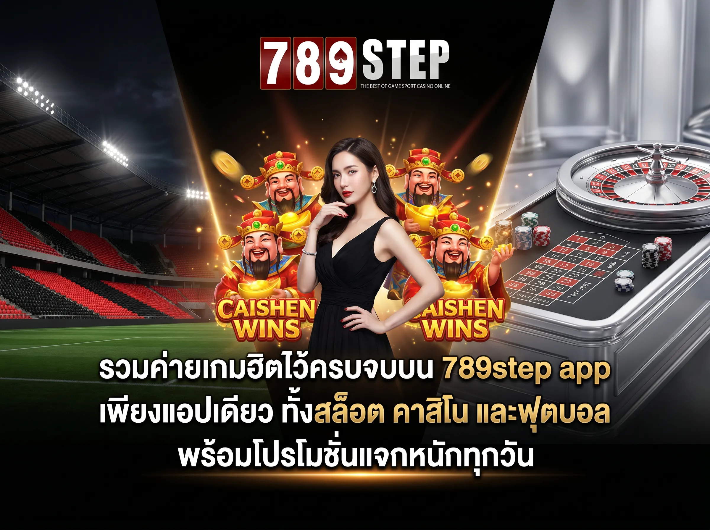 รวมค่ายเกมฮิตไว้ครบจบบน 789step app เพียงแอปเดียว